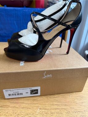 Christian Louboutin Brown Box with White Logo